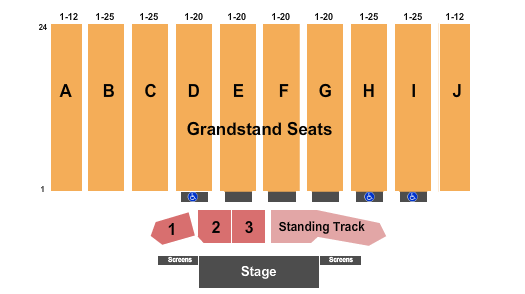 Bloomsburg Fair Seating Chart