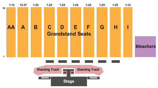 Bloomsburg Fair Old Dominon Seating Chart