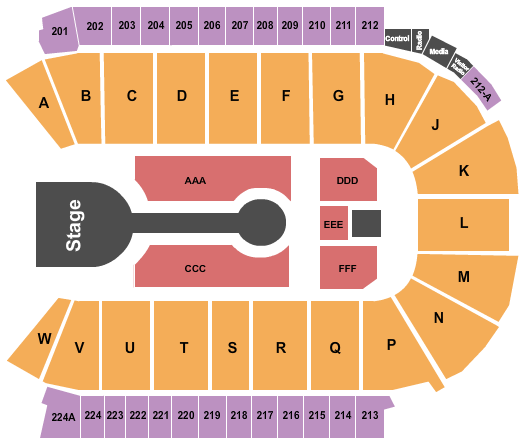 Blue Arena At The Ranch Events Complex Lauren Daigle Seating Chart