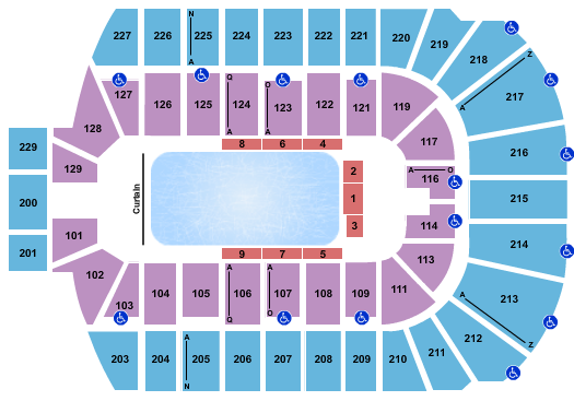 Blue Cross Arena Disney On Ice 2 Seating Chart