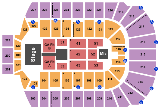 Blue Cross Arena Wwe Seating Chart