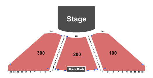 Daniel O'Donnell Blue Gate Performing Arts Center Seating Chart