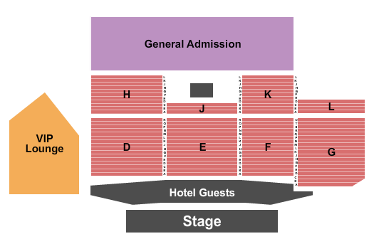 Blue Note Summer Sessions at Meritage Resort Black Radio Seating Chart