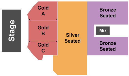 Blue Note Summer Sessions at Meritage Resort Endstage Seated Seating Chart