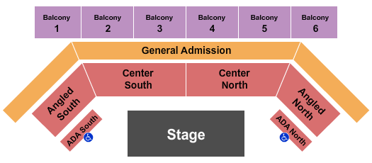 BMI Event Center Endstage Seating Chart