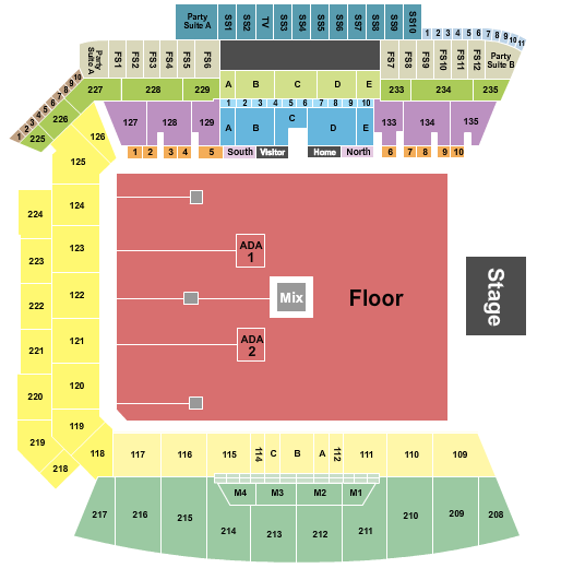 BMO Stadium Gorillaz Seating Chart