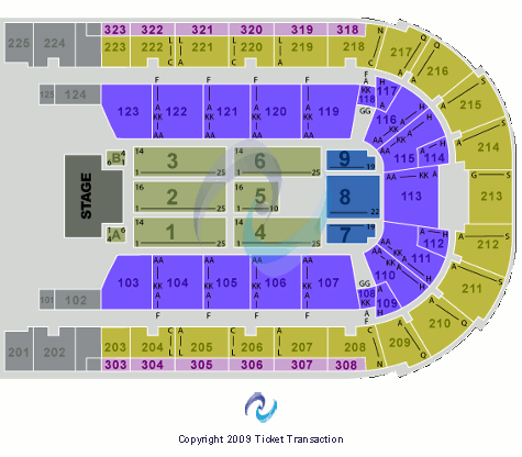 Boardwalk Hall Arena - Boardwalk Hall American Idols Seating Chart