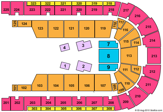 Boardwalk Hall Arena - Boardwalk Hall Alegria Seating Chart