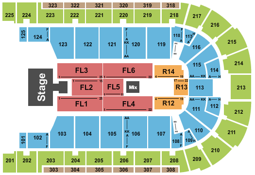 Boardwalk Hall Arena - Boardwalk Hall Brandy Seating Chart