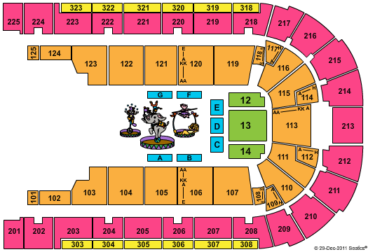 Boardwalk Hall Arena - Boardwalk Hall Circus Seating Chart