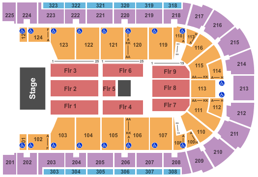 Boardwalk Hall Arena - Boardwalk Hall Endstage 2 Seating Chart