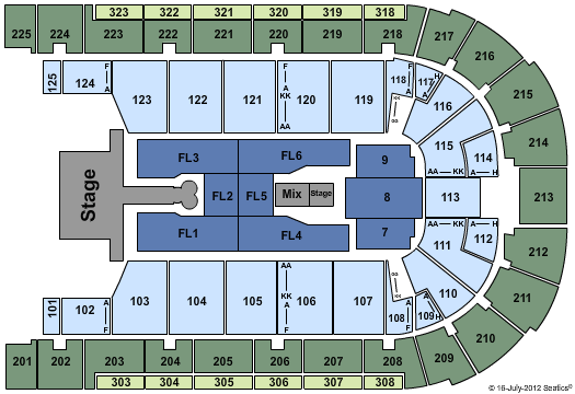 Boardwalk Hall Arena - Boardwalk Hall Enrique - JLo Seating Chart