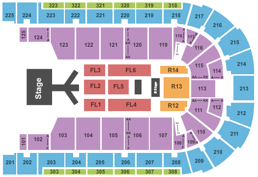 Boardwalk Hall Arena - Boardwalk Hall Florida Georgia Line Seating Chart