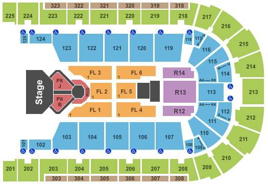 Boardwalk Hall Arena - Boardwalk Hall Justin Bieber Seating Chart