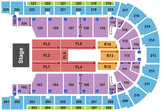 Boardwalk Hall Arena - Boardwalk Hall Lynyrd Skynrd Seating Chart