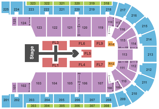 Boardwalk Hall Arena - Boardwalk Hall Madonna Seating Chart