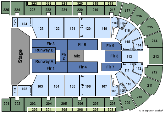 Boardwalk Hall Arena - Boardwalk Hall Miss America Seating Chart