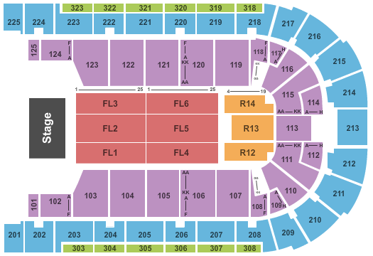 Seating Chart Hard Rock Atlantic City