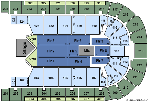 Boardwalk Hall Arena - Boardwalk Hall Usher Seating Chart