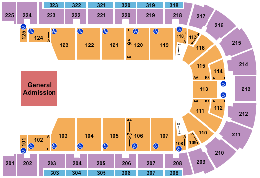 Boardwalk Hall Arena - Boardwalk Hall Wrestling 2 Seating Chart