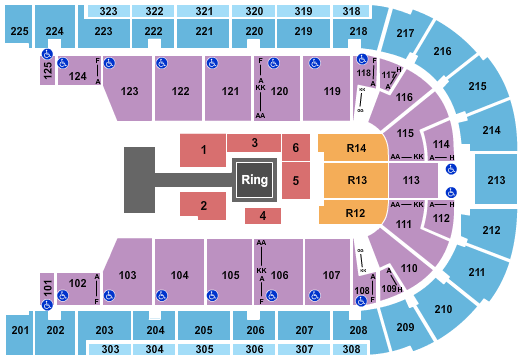 Boardwalk Hall Arena - Boardwalk Hall Wrestling Seating Chart