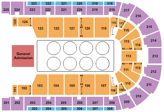 Boardwalk Hall Arena - Boardwalk Hall Wrestling Seating Chart