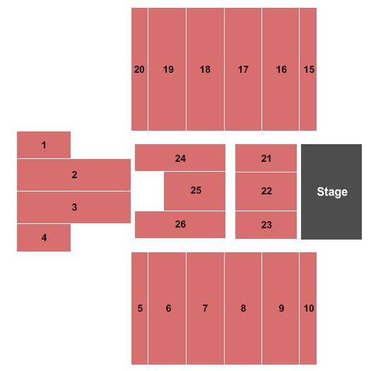 Bob Carpenter Center At University of Delaware End Stage 2 Seating Chart