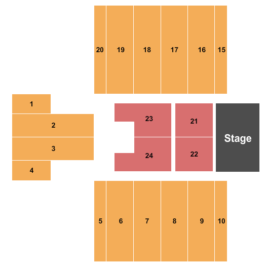 Bob Carpenter Center At University of Delaware Endstage 5 Seating Chart