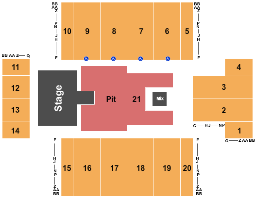 Bob Carpenter Center Seating Chart Basketball