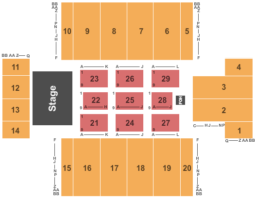 Bob Carpenter Center At University of Delaware Theresa Caputo Seating Chart