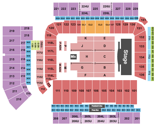 Bruno Mars Bobby Dodd Stadium Seating Chart
