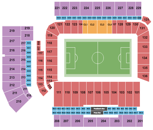 Bobby Dodd Stadium Soccer Seating Chart