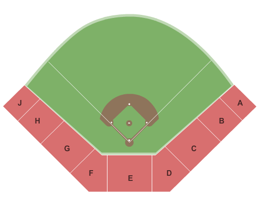Bobcat Ballpark Baseball Seating Chart