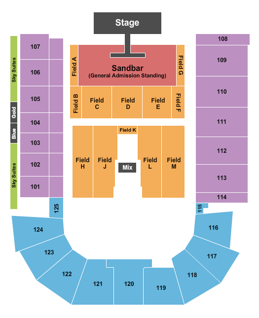 Bobcat Stadium - MSU Seating Chart