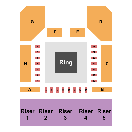 Boeing Center at Tech Port MMA Seating Chart