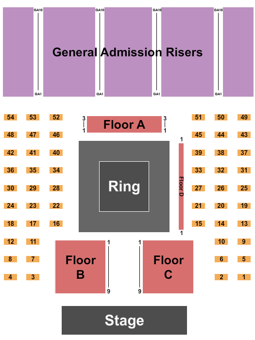 Boeing Center at Tech Port Boxing 2 Seating Chart