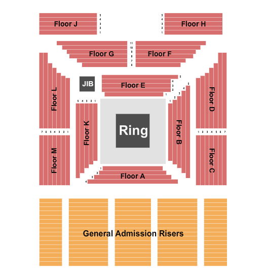 Boeing Center at Tech Port Boxing 3 Seating Chart
