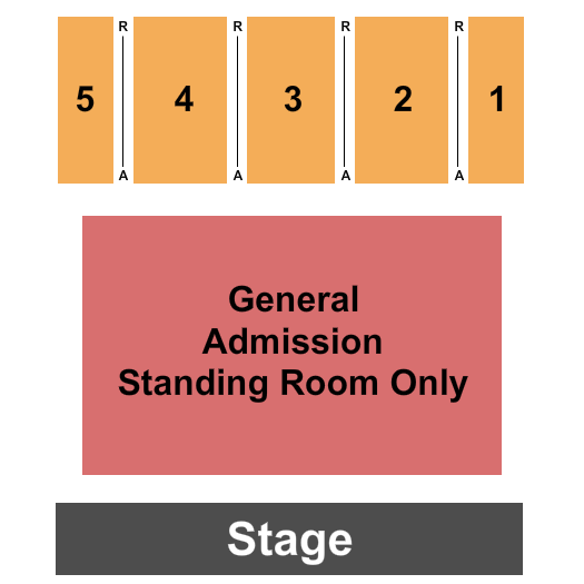 Danzig seating chart at Boeing Center at Tech Port
