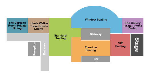Boisdale of Canary Wharf Endstage Tables Seating Chart