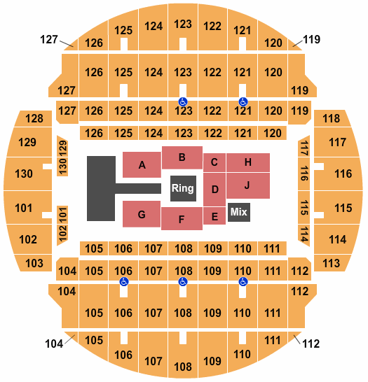 Bojangles Arena Seating Chart