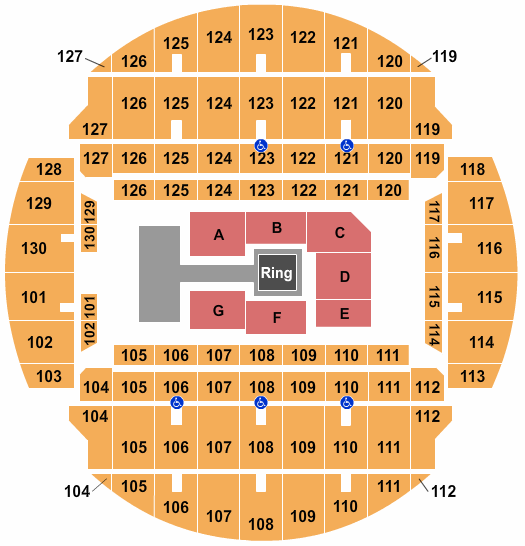 Bojangles Coliseum All Elite Wrestling Seating Chart