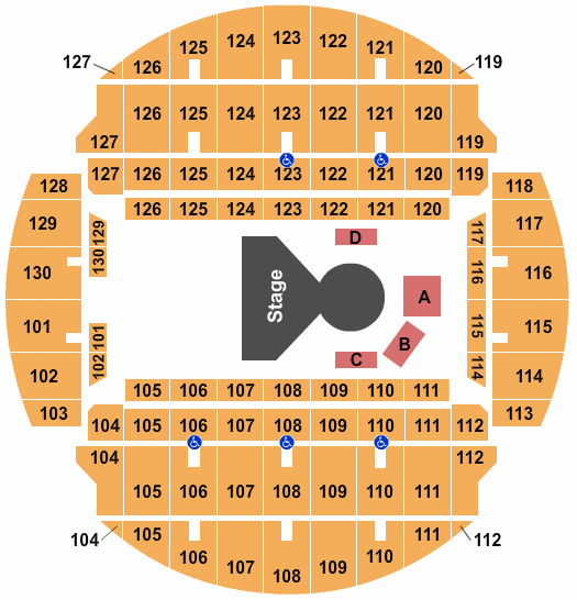 Seating Chart Bojangles Coliseum
