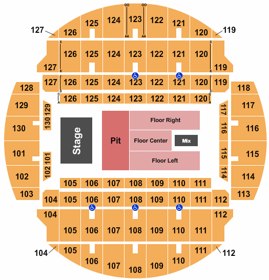 Bojangles Coliseum Seating Chart