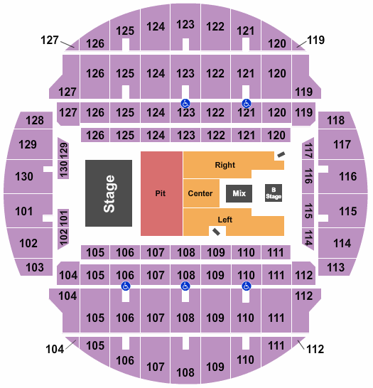 Bojangles Coliseum Forrest Frank Seating Chart