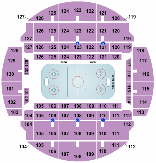 Bojangles Coliseum Hockey Seating Chart