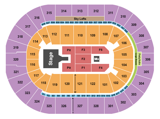 BOK Center Dierks Bentley Seating Chart