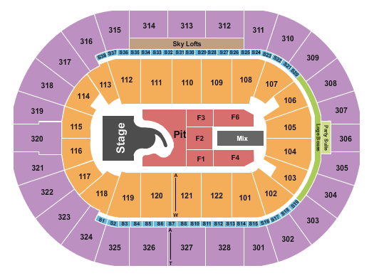 BOK Center Megan Moroney Seating Chart