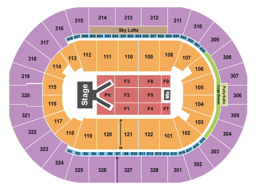 BOK Center Phil Wickham Seating Chart