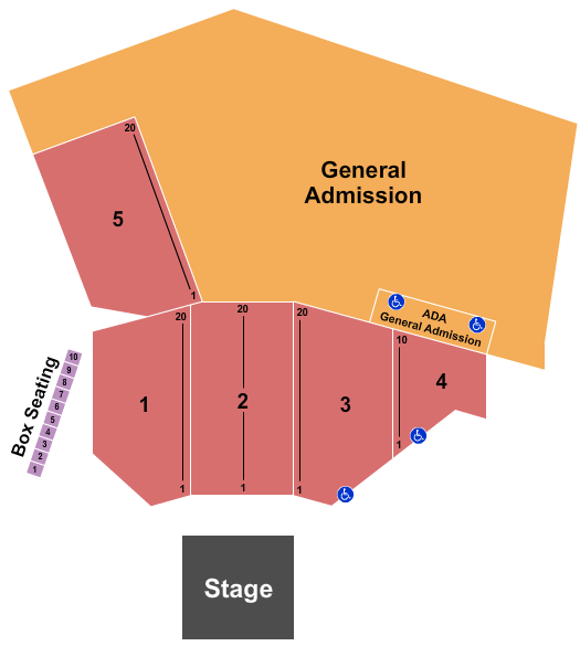 Bold Point Park - RI Seating Map