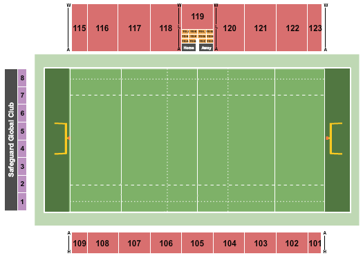 Bold Stadium - Austin Rugby Seating Chart